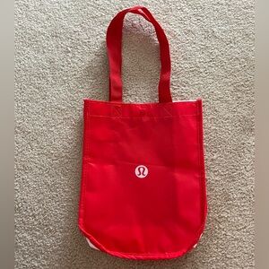 Red reusable Lulu bag